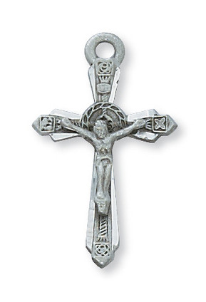 (D8061) PEWTER CRUCIFIX