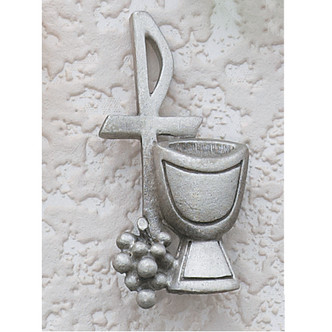 (D98X) SILVER COMMUNION PIN