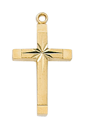 (J8062) 16-18" CH G/SS ENGLISH CROSS