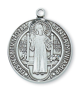 (L2514BN) 24" CH SS ST. BENEDICT