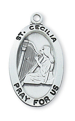 (L500CE) 18" CH SS ST CECILIA