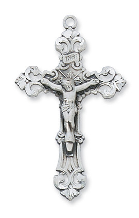 (L5014) 24" CH SS CRUCIFIX