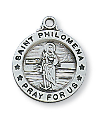 (L700PH) 18" CH SS ST. PHILOMENA