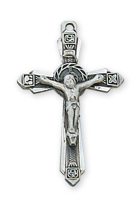 (L8061) 16-18" CH SS SM CRUCIFIX 