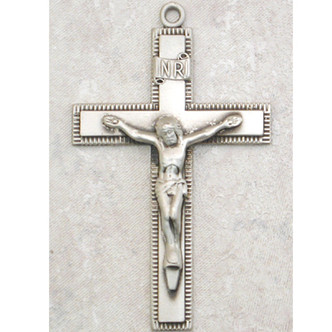 (L9075) 24" CH SS CRUCIFIX