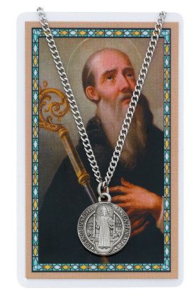 (PSD2514BN) ST. BENEDICT PRAYER CARD SET