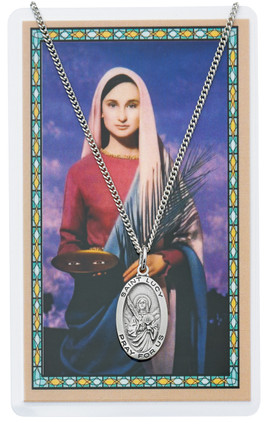 (PSD500LU) ST LUCY PRAYER CARD SET