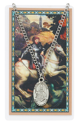 (PSD550GE) ST GEORGE PRAYER CARD SET