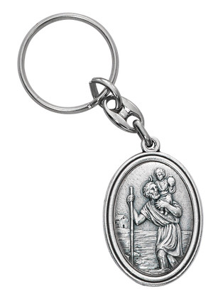(760-61) ST. CHRISTOPHER KEYRING