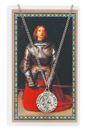 (PSD600JOA) ST JOAN OF ARC PRAYER CARD SET