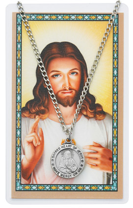 (PSD600SC) SACRED HEART PRAYER CARD SET