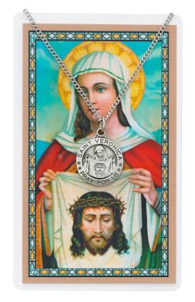(PSD600VE) ST VERONICA PRAYER CARD SET