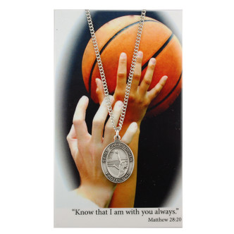 (PSD676BK) GIRLS BASKETBALL PRAY CARD SET