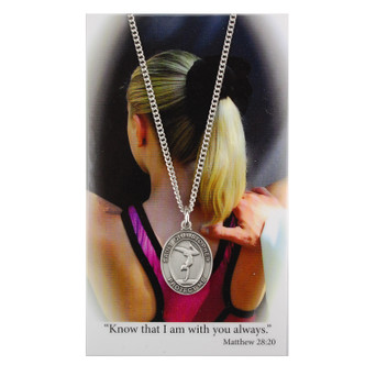 (PSD676GY) GIRLS GYMNASTICS PRAY CARD SET