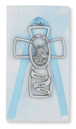 (PW5-B) GUARDIAN ANGEL CROSS WITH