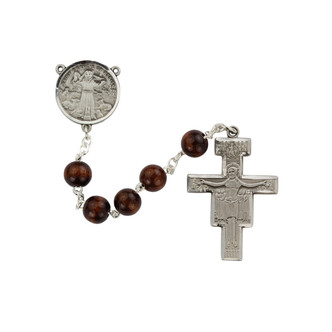 (R169ASF) 4X6MM SAN DAMIANO ROSARY