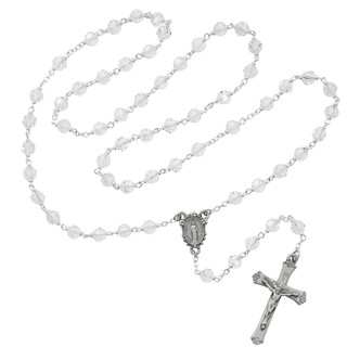 (R407DF) 7MM CRYSTAL TINCUT ROSARY