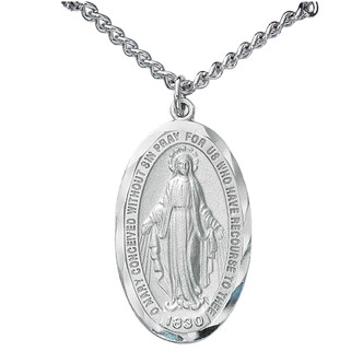 (RCMG1) 24" CH RF MIRACULOUS MEDAL