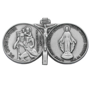 (VC-461S) VISOR CLIP,ST CHRIS/MIRACULOUS