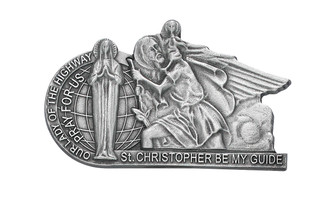 (VC-544S) VISOR CLIP, ST CHRISTOPHER