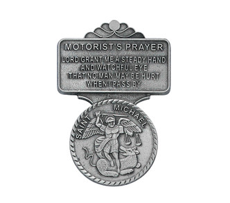 (VC-808) ST. MICHAEL VISOR CLIP CARDED