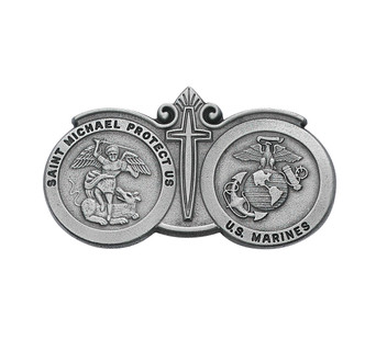 (VC-839) MARINES VISOR CLIP/CARDED