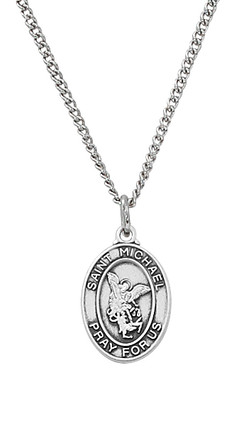 (L741B) 13" CH SS BABY ST MICHAEL 