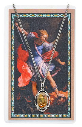 (PSD735) ST MICHAEL PRAYER CARD SET