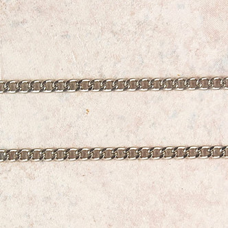 (B-24C) 24" NICKLE CHAIN, CARDED