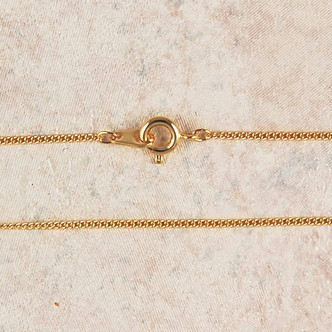 (P-16C) 16-18" ADJ. FINE GOLD CHAIN