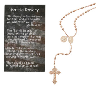 (P251BC) COPPER PLATED ST BENEDICT RSRY
