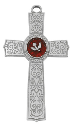 (77-55) 6" FILIGREE RED CONFIRMATION 