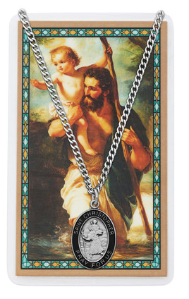 (PSD680CH) ST CHRISTOPHER PRAYER CARD 