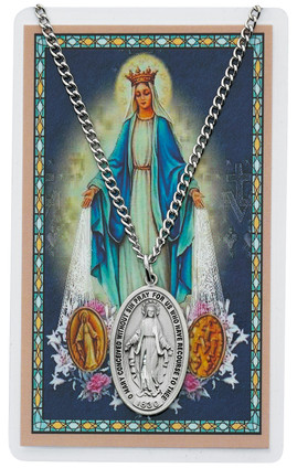 (PSDMG1) MIRACULOUS PRAYER CARD SET