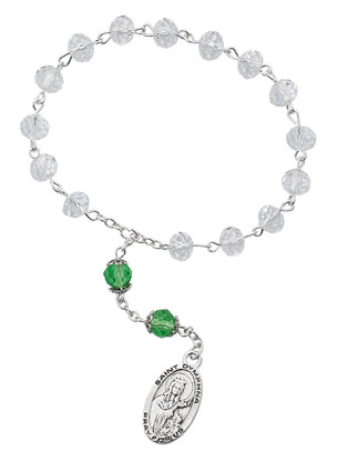 (CH135) ST. DYMPHNA CHAPLET WITH CARD