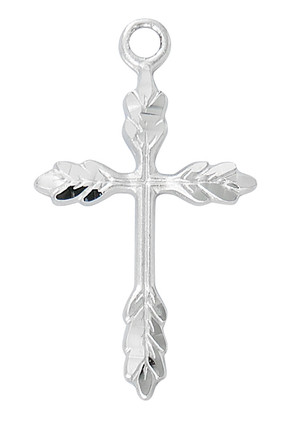 (L9250) 16-18" CH SS  WHEAT CROSS