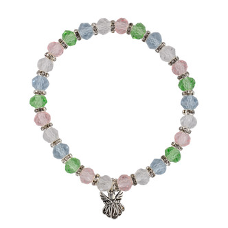 (BR189) MULTI CRYSTAL BRACELET