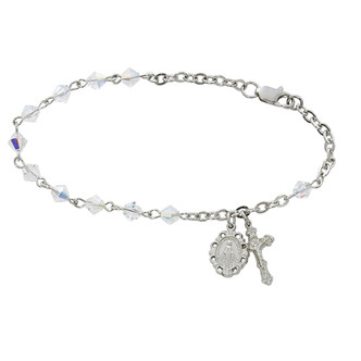 (B39D) 7.5" CRYSTAL SWAROVSKI BRACELE