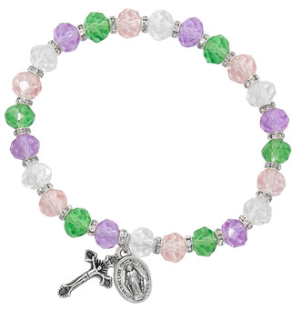 (BR216C) 7.5" MULTI CRYSTAL ADLT STRETC