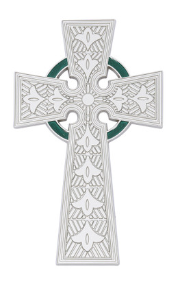 (79-12) 4 3/4" ZINC CELTIC CROSS