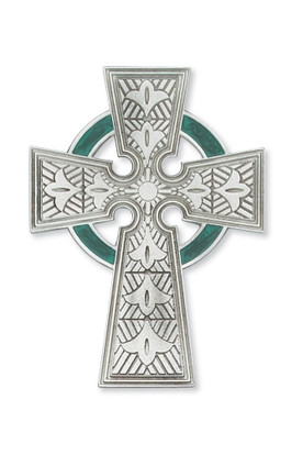 (79-12) 4 3/4" ZINC CELTIC CROSS
