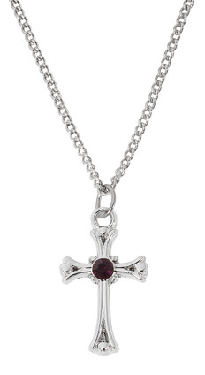 (RC1) 16-18" RF GARNET CROSS, BOXED