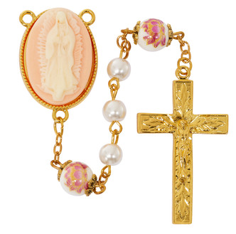 (P549R) GP CAMEO GUADALUPE ROSARY