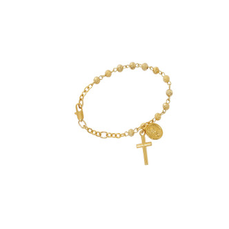 (BR124H) 5 1/2" GOLD ROSEBUD GUADALUPE