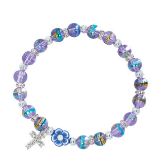 (B1136C) MULTI-COLOR PURPLE BRACELET