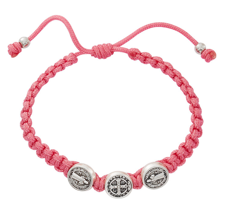 (B122KC) KIDS PINK ST. BENEDICT CORDED