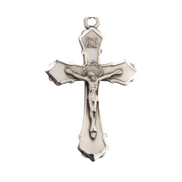 (D6031X) PWTR, CRUCIFIX,  SLVR OX