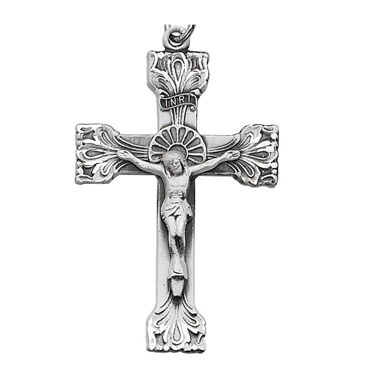 (D5016X) PWTR, CRUCIFIX,  SLVR OX