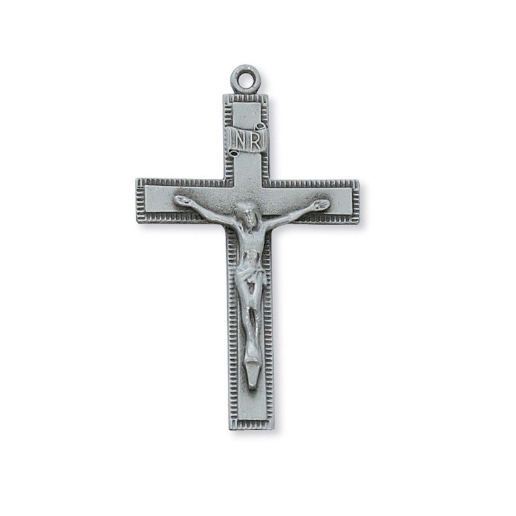 (D9075X) PWTR, CRUCIFIX,  SLVR OX
