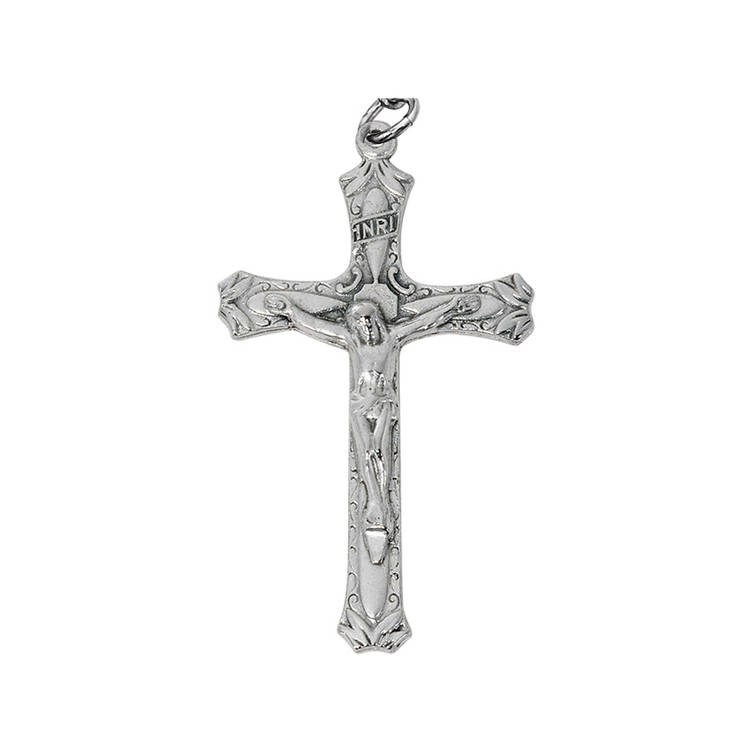 (S5008X) SILVER OX CRUCIFIX